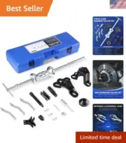 Versatile 9-Way Hub Bearing Puller & Dent Removal Tool Kit - 4 lb Slide Hammer