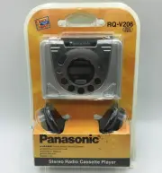 Vtg Panasonic Personal Portable Stereo Radio Cassette Tape Player (RQ-V206P-S)