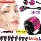 540 Titanium Micro Needle Derma Roller Beard Hair Growth Skin Care Anti-Ageing
