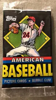 1988 Topps UK Minis American Baseball Pack Kevin Seitzer Top Kevin Mitchell Back