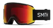 Smith Optics Squad Ski Snowboard Goggles Black - Chromapop Red Mirror Sun New