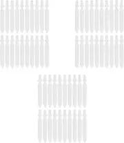 VILLFUL Pack of 60 Marker Pen Tips, Colour Marker Refills for Ink Pens, Clay Acrylic Markers, Replacement Tips, Acrylic Pen, Tips, Pen Tips, Extend Tips for Colouring Pencils, Nylon, White