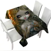 Oaken Mead Magical Fairy Maiden with Witchy Chalice Tablecloth