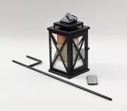 Decorative LED Lantern with Flameless Candle 7 x 13 inch