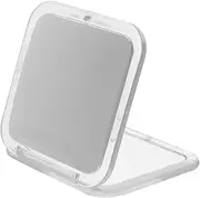CRILSTYLEO Mini Makeup Mirror Portable Compact Mirror Magnification Perfect for Travel Purse Pocket White