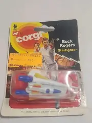 CORGI JUNIORS 13 BUCK ROGERS STARFIGHTER BLACK CARD 1980 Rare B