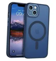 Magnetic for iPhone 13 Case [Compatible with Magsafe] Translucent Navy Blue