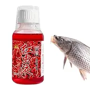 Red Worm Fishing Scent | 100ml Fish Bait Attraction Enhancer,Long-Lasting Natural Trout Bait Scent Fish Attractants for Fishing Trout, Cod, Carp, Bass