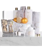 Lovery Aromatherapy Spa Gifts 31pc Self Care Kit, Luxury Honey Almond Gifts