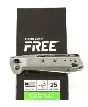 Leatherman Free K2X Multitool Modern Folding Knife Silver - Essential EDC
