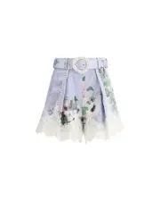 Zimmermann Alora Shorts Model ZI1803ARS255LTBLWCFLBB Women Light Blue
