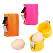 3Pcs Egg Shell Opener Egg Cracker Tool For Raw Eggs Handheld Eggs Breaker