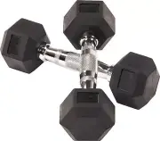 Hex Dumbbell Premium Rubber Encased Fitness Dumbbells, Hand Weight (5KG,7KG,7...