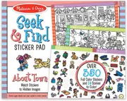 Melissa & Doug Seek & Find Sticker Pad - Around Town