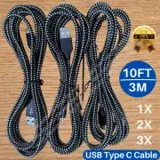 3M USB C Fast Charger Cable Lot For Samsung Android iPhone 15 16 Pro Type C Cord