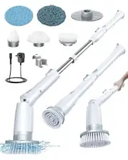 LABIGO Electric Spin Scrubber LA3 Pro, Cordless Bathroom Scrubber with 3 Adju...
