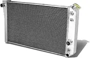 3 Row Aluminum Radiator，Compatible with Corvette C4, 1982 1983 1984 1985 1986 1987 1988-2002 S10/S-10 Compatible with Blazer V8 Conversion
