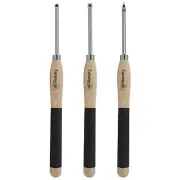 Carbide Turning Tool Large Size (3 Piece Set - All 3 Turning Tools) Includes ...