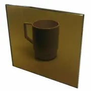 1/8" (3mm) 12"x12" Dark Tinted Bronze Smoke Acrylic Plexiglass Sheet #2370 AZM