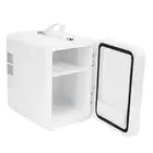 Mini Skincare Fridge W/LED Mirror 3 Levels Dimmable 6L Cooler Warmer Portable CT