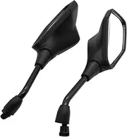 Motorcycle Bar End Mirrors for Kawasaki Z900 2017 1 Pair 10mm Motorcycle Mirrors Motorbike Scooter Side Rear View Mirror Black Rearview Mirror Motorcycle Side Mirror