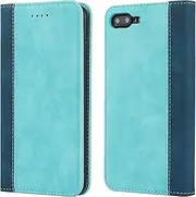 Cavor for iPhone 7 Plus Case, iPhone 8 Plus Case,Premium Leather Folio Flip Wallet Case Cover Magnetic Closure Book Design with Kickstand Feature & Card Slots(5.5")-Sky Blue