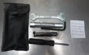 Yamaha Motorcycle Repair Tool Kit, 5 Tools Wrench/Gauge/Philips/Alan Key (O7C3)