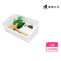 在飛比找momo購物網優惠-【Petvibe寵趣生活】烏龜生態飼養箱大號長42.5cm(