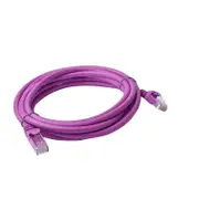 [PL6A-3PUR] 8ware 3m Purple Premium Snagless CAT6A Ethernet Cable, Speed up to 10Gbps