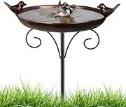 Bird Bath Bowl - Standing Garden Bird Feeder | Water Station Standing Bath | Feeder | Basin,Heavy Duty Birdbath Bowls Only - Portable Waterproof Decorative Shallow Water