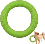 Dog Chew Ring, Extreme Tough Dog Chew Toy, Flying Ring Outdoor Puller Dog Toys, Puppy Chewing Rubber Interactive Toy For Medium Large Dogs For Outdoor Play