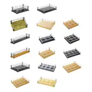 Glass Cup Tray Rack Freestanding Cocktail Mugs Holder for Pantry Bar Coffee
