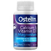 Ostelin Calcium & Vitamin D3 + Magnesium 100 Tablets