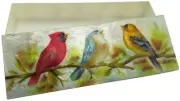 Capiz Shell Trinket Box, 9", Songbirds