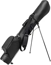 PP-Kic Classic Golf Standard Bag, Lightweight Cylindrical Golf Practice Bag, Men's and Women's Golf Rack Bag with Stand Golf Bag, Suitable for Golf Courses, Clubs