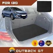 6D Diamond Car Boot Mat for Hyundai i30 (GD)2012-2016 Hatch - Heavy Duty Carpet Liner