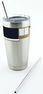 Stainless Steel Drinking Straw fits Yeti RTIC Tumbler Rambler Cups - CocoStraw