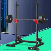 Finex Squat Rack Adjustable Barbell Rack Bar Stand Weight Bench Press Dipping St