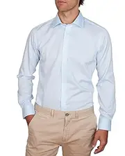 [Abelard] Men's Non Iron Cotton Shirt Athletic Fit