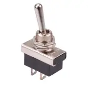 Off-(On) Momentary Toggle Flick Switch SPST 12V 25A
