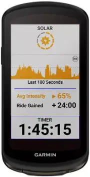 Garmin Edge 1040 Solar Charging Wireless GPS Bike Computer - 100 hour Run Time