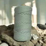 3MM Luxe Braided Macrame Cord | CADET BLUE | 100% Premium Cotton MELB Australia