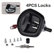 4PCS Central Locking Handles Whale Tail Lock Power Operated Recessed Folding AU