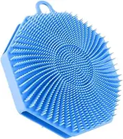 Silicone Shower Scrubber - Soft Bristle Silicone Body Brush | Scalp Massager, Skin-friendly Bathing and Shower Sponges for Women Men All Kinds of Skins