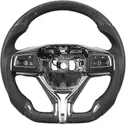 Carbon Fiber Leather Steering Wheel Compatible With Maserati Levante Quattroporte Ghibli 2013 2014 2015 2016 2017 2018 2019 2020 Auto Parts