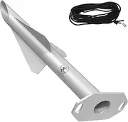 GanFindX Stainless Steels 316 Heavy-Duty Boat Anchor, 14.5" Jet Ski Anchor PWC Anchor, Shallow Water Beach Anchor Pole for Jet Skis, PWCs, Small Boat, Sand Anchor w/33 ft Mooring Cord & Metal D Ring