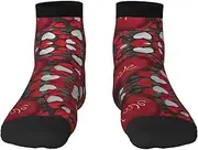 [JBYJBX] Valentine'S Day Print Adult Socks Womens Mens Workout Thermal Cozy All-Season Gift Holiday Articles Use