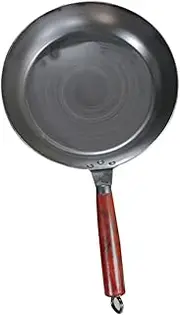 SHOWERORO Frying Pan Griddles Cooker Cookware Woks for Electric Stove Fry Pans Chinese Wok Pan Kitchen Pan Kitchen Wok Pan Wok Stir-Fry Pan Iron Wok Gas Stoves Wood Round Bottom