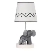 Lambs & Ivy Me & Mama White/Gray Elephant 1 Count (Pack of 1), &