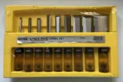 New Stanley 9 Piece Wood Chisel Set #16-602A with Storage Tray